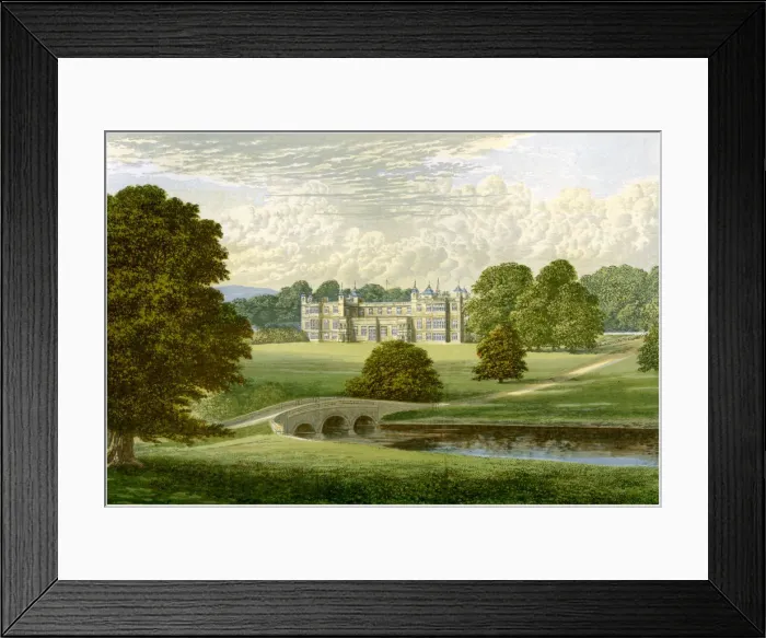 Framed Print : Audley End, Essex, home of Lord Braybrooke, c1880 Framed Print : Audley End, Essex, home of Lord Braybrooke, c1880