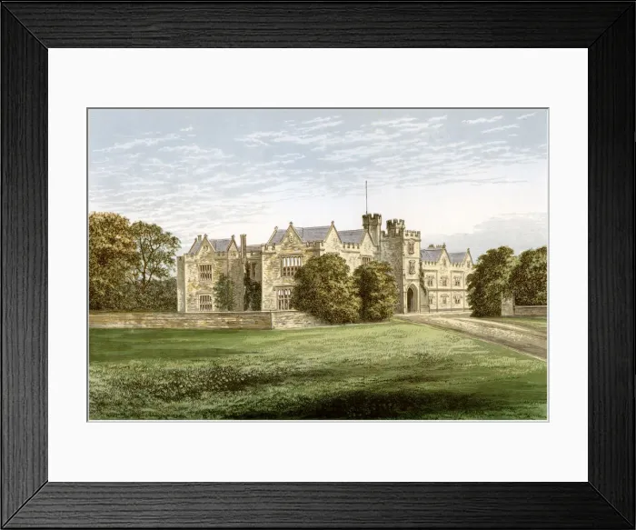 Framed Print : Wytham Abbey, Oxfordshire, home of the Earl of Abingdon, c1880 Framed Print : Wytham Abbey, Oxfordshire, home of the Earl of Abingdon, c1880