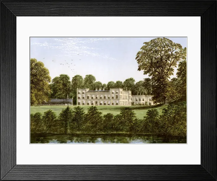 Framed Print : Ugbrooke, Devon, home of Lord Clifford, c1880 Framed Print : Ugbrooke, Devon, home of Lord Clifford, c1880