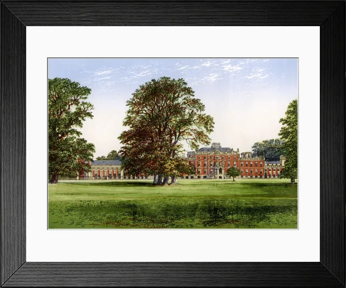Framed Print : Wimpole Hall, Cambridgeshire, home of the Earl of Hardwicke, c1880 Framed Print : Wimpole Hall, Cambridgeshire, home of the Earl of Hardwicke, c1880