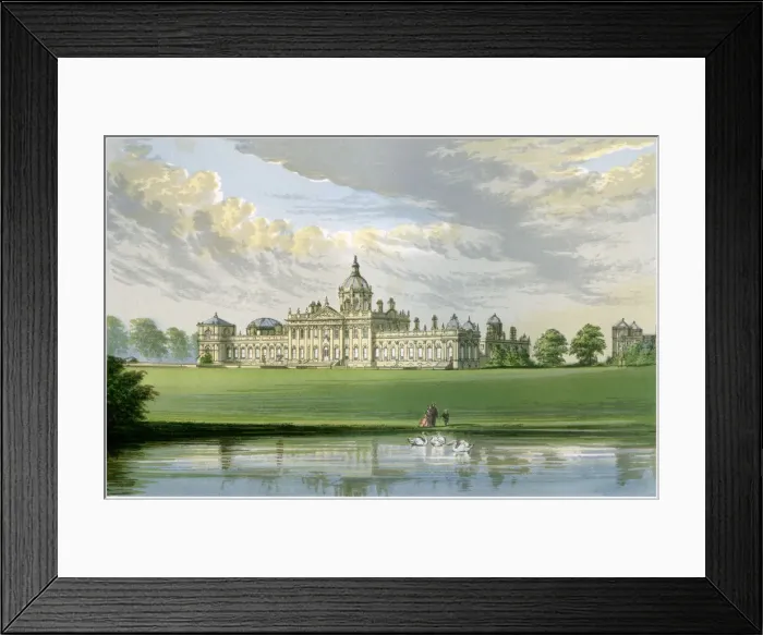Framed Print : Castle Howard, Yorkshire, home of the Earl of Carlisle, c1880 Framed Print : Castle Howard, Yorkshire, home of the Earl of Carlisle, c1880