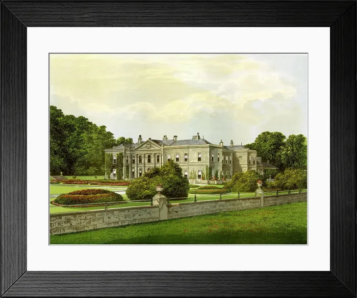 Framed Print : Studley Royal, Yorkshire, home of the Marquess of Ripon, c1880 Framed Print : Studley Royal, Yorkshire, home of the Marquess of Ripon, c1880
