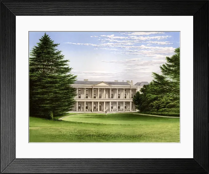 Framed Print : West Wycombe House, Buckinghamshire, home of Baronet Dashwood, c1880 Framed Print : West Wycombe House, Buckinghamshire, home of Baronet Dashwood, c1880