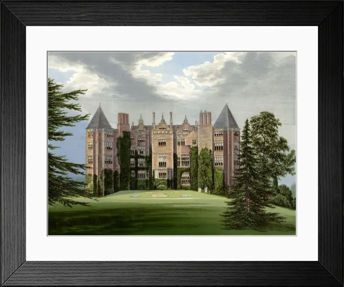 Framed Print : Westwood Park, Worcestershire, home of Lord Hampton, c1880 Framed Print : Westwood Park, Worcestershire, home of Lord Hampton, c1880