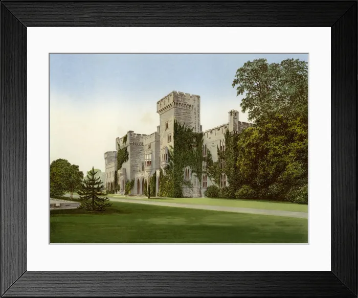 Framed Print : Downton Castle, Herefordshire, home of Baronet Boughton, c1880 Framed Print : Downton Castle, Herefordshire, home of Baronet Boughton, c1880
