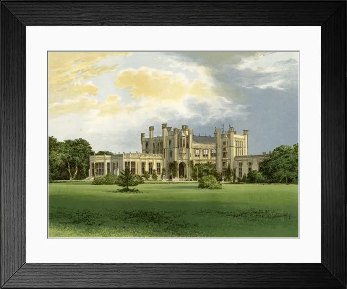 Framed Print : Highcliffe Castle, Dorset, home of the Marchioness of Waterford, c1880 Framed Print : Highcliffe Castle, Dorset, home of the Marchioness of Waterford, c1880