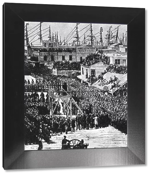 The hanging of Hetherington and Brace, San Francisco, 29th July 1856 (1954)