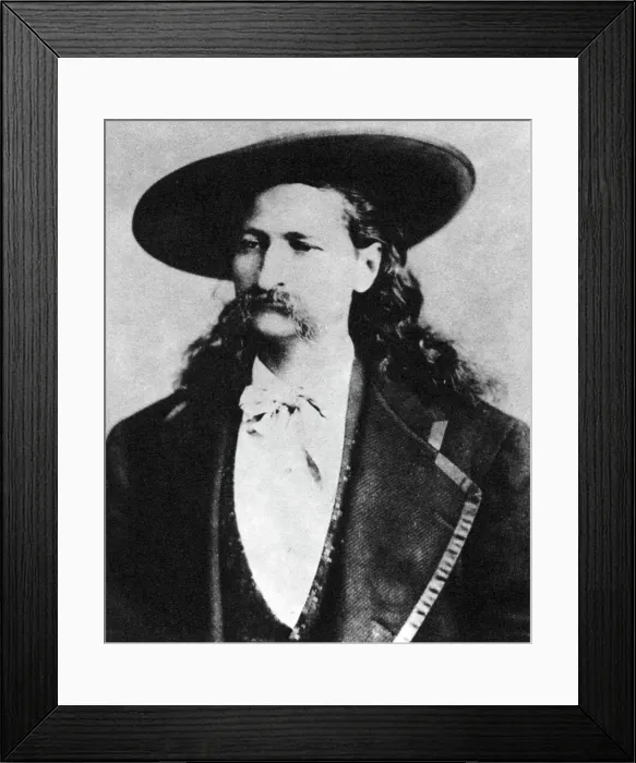 Framed Print : Wild Bill Hickock, American scout and lawman, 1873 (1954) Framed Print : Wild Bill Hickock, American scout and lawman, 1873 (1954)