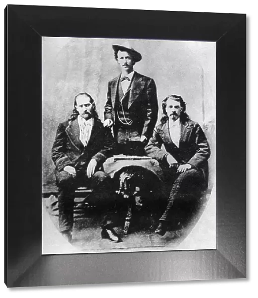 Wild Bill Hickok, Texas Jack Omohundro and Buffalo Bill Cody, c1870s (1954)