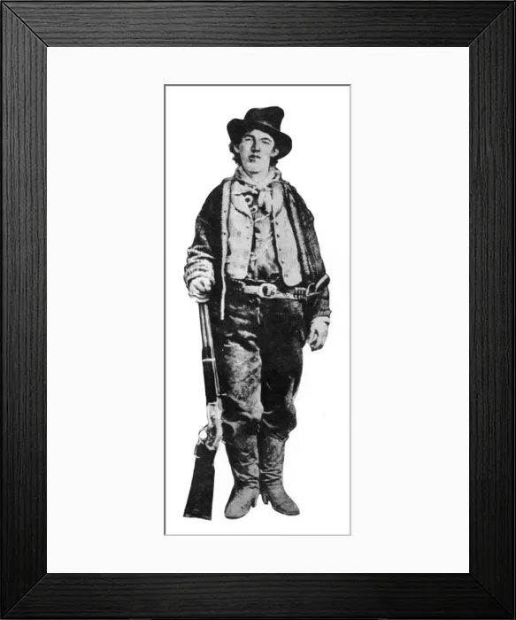 Framed Print : Billy the Kid, American gunman and outlaw, c1877-1881 (1954) Framed Print : Billy the Kid, American gunman and outlaw, c1877-1881 (1954)