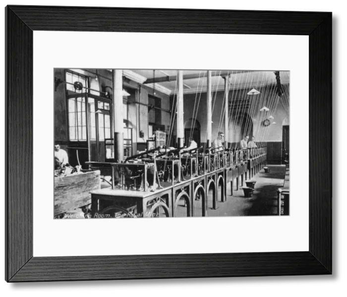 Framed Print : The Weighing Room, the Royal Mint, Tower Hill, London, 20th century Framed Print : The Weighing Room, the Royal Mint, Tower Hill, London, 20th century