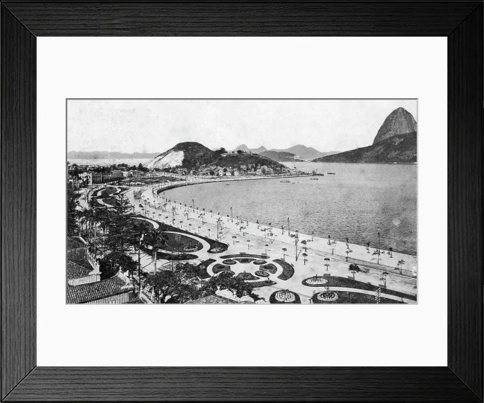 Framed Print : Avenida Beira-Mar, Botafogo, Rio de Janeiro, early 20th century