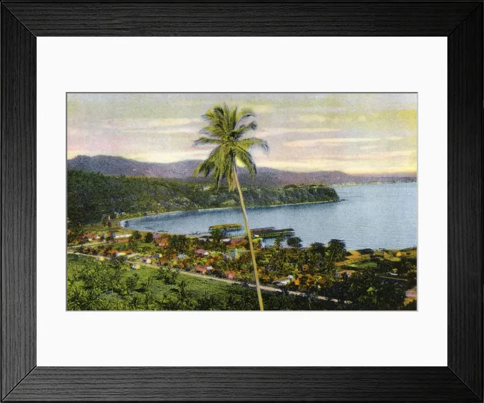 Framed Print : Port Maria, Jamaica, early 20th century Framed Print : Port Maria, Jamaica, early 20th century