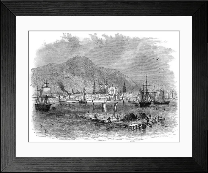 Framed Print : Montreal, Quebec, Canada, c18th century (c1880) Framed Print : Montreal, Quebec, Canada, c18th century (c1880)