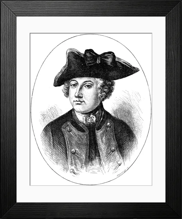 Framed Print : Sir Jeffery Amherst, 18th century British soldier, c1880. Artist: Whymper Framed Print : Sir Jeffery Amherst, 18th century British soldier, c1880. Artist: Whymper