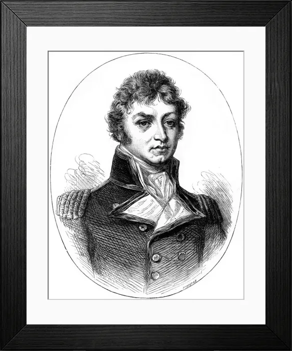 Framed Print : Sir Philip Broke, British naval officer, 1815 (c1880). Artist: Whymper Framed Print : Sir Philip Broke, British naval officer, 1815 (c1880). Artist: Whymper