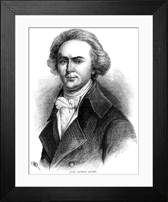 Framed Print : John Quincy Adams, 6th President of the United States, (c1880) Framed Print : John Quincy Adams, 6th President of the United States, (c1880)