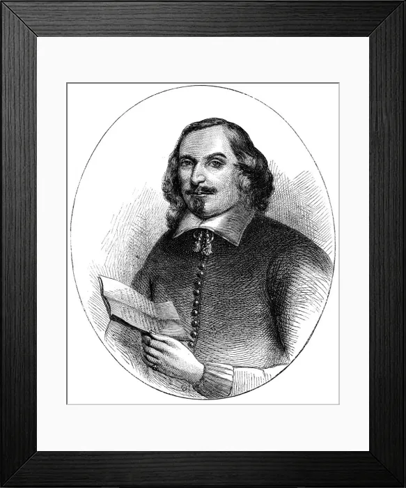 Framed Print : Edward Winslow, English Puritan American colonist, 17th century (c1880) Framed Print : Edward Winslow, English Puritan American colonist, 17th century (c1880)