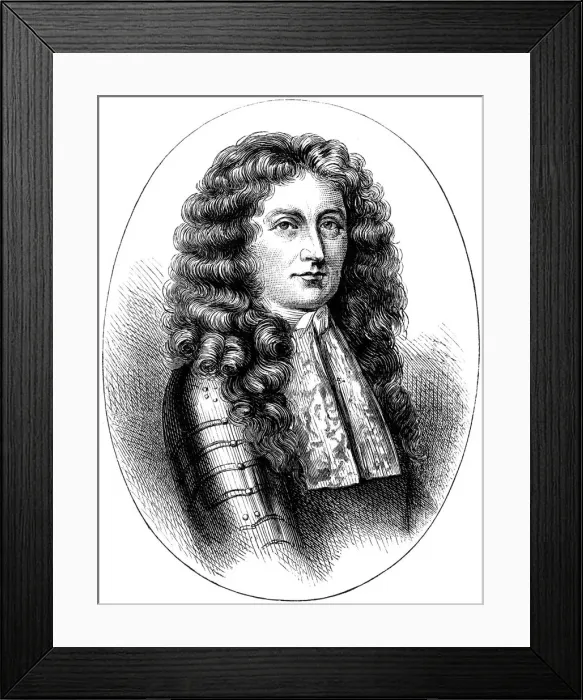 Framed Print : Sir Edmund Andros, English colonial governor in America, 17th century (c1880) Framed Print : Sir Edmund Andros, English colonial governor in America, 17th century (c1880)