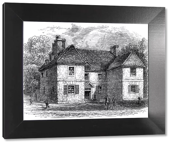 William Penns House, Philadelphia, Pennsylvania, late 17th-early 18th century (c1880). Artist: Whymper