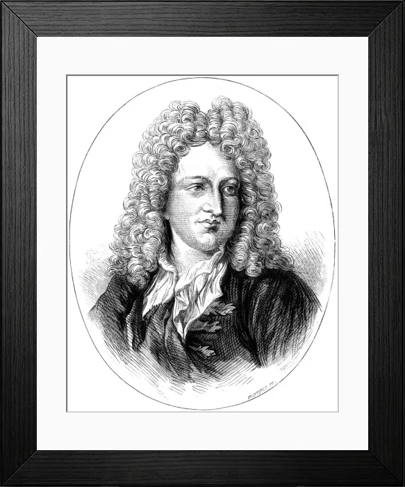 Framed Print : John Law, Scottish economist, late 17th-early 18th century (c1880). Artist: Whymper Framed Print : John Law, Scottish economist, late 17th-early 18th century (c1880). Artist: Whymper