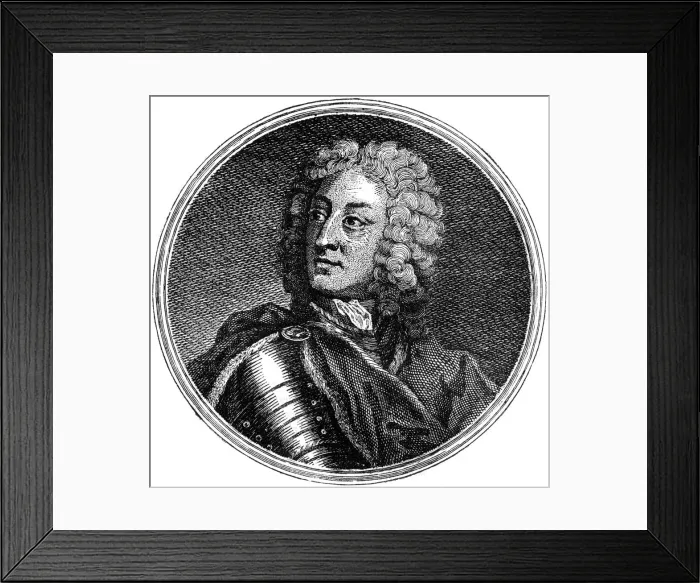 Framed Print : General James Oglethorpe, English colonist of Georgia, 18th century (c1880). Artist: Ravenet Framed Print : General James Oglethorpe, English colonist of Georgia, 18th century (c1880). Artist: Ravenet