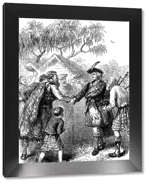 Visit of James Oglethorpe to the Highland colony, Georgia, c1730s (c1880)