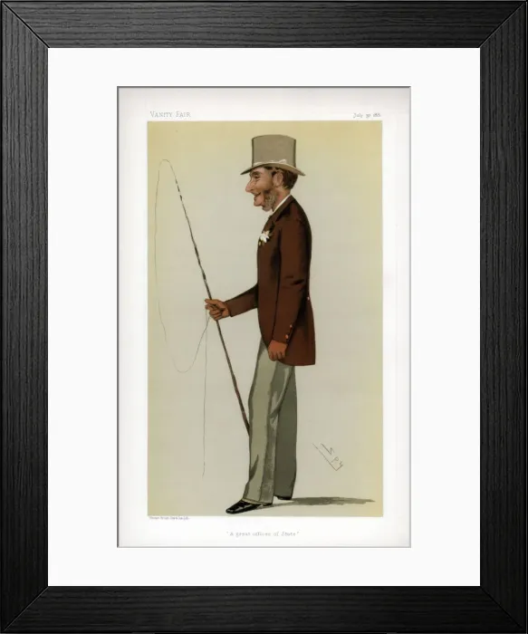Framed Print : A Great Officer of State, 1881. Artist: Spy Framed Print : A Great Officer of State, 1881. Artist: Spy