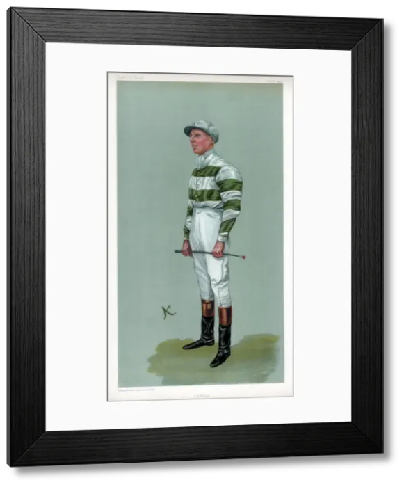 Framed Print : John Evelyn Watts, British jockey, 1903. Artist: Ao Framed Print : John Evelyn Watts, British jockey, 1903. Artist: Ao