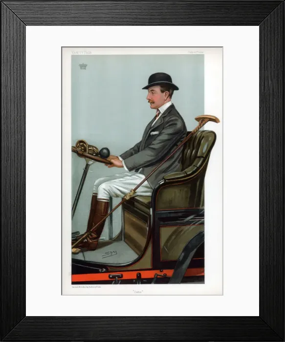 Framed Print : Cabs, 1903. Artist: Spy Framed Print : Cabs, 1903. Artist: Spy