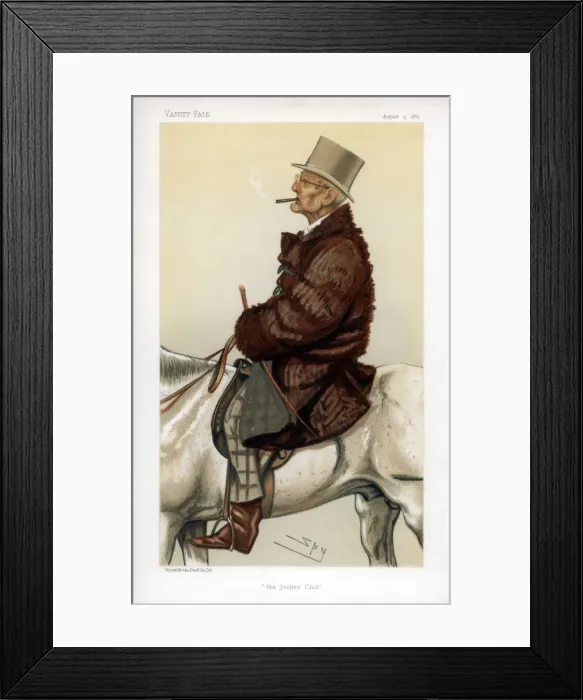 Framed Print : The Jockey Club, 1882. Artist: Spy Framed Print : The Jockey Club, 1882. Artist: Spy