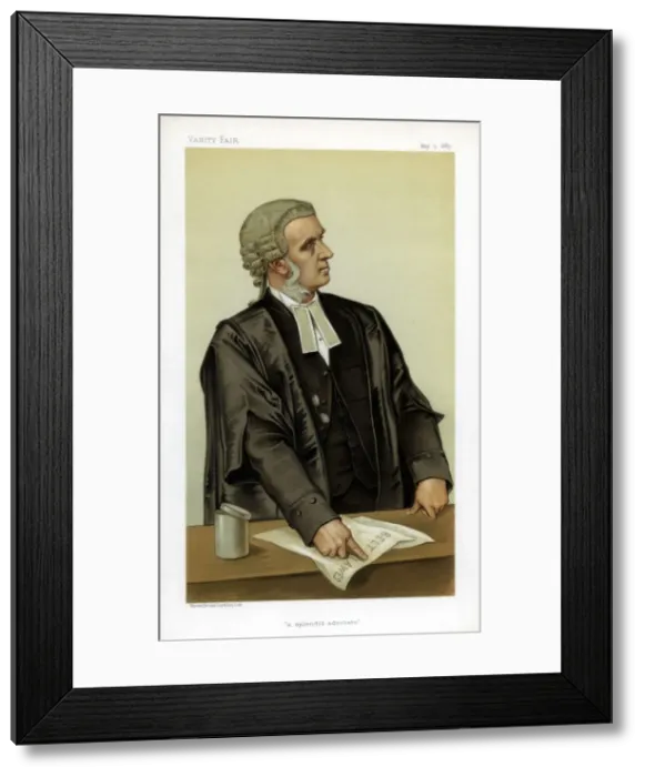 Framed Print : A Splendid Advocate, 1883. Artist: Verheyden Framed Print : A Splendid Advocate, 1883. Artist: Verheyden
