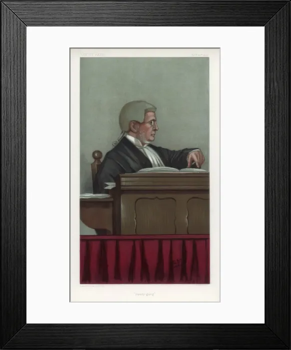 Framed Print : Steady Going, 1902. Artist: Spy Framed Print : Steady Going, 1902. Artist: Spy