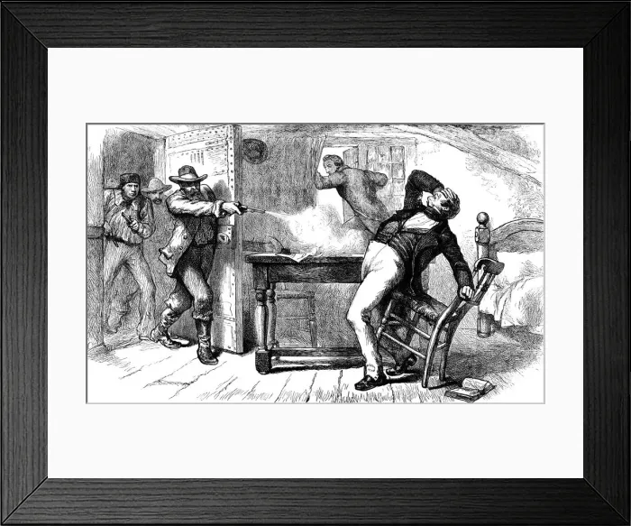Framed Print : Murder of Joseph and Hyrum Smith, 1844 (c1880) Framed Print : Murder of Joseph and Hyrum Smith, 1844 (c1880)