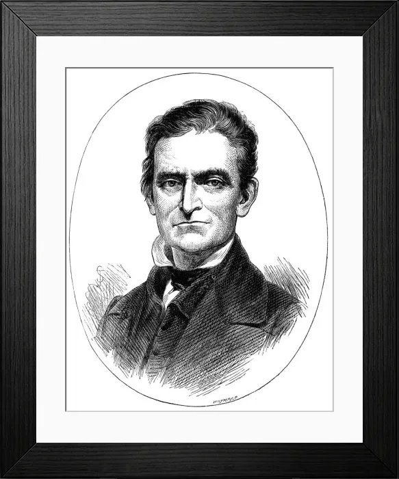 Framed Print : John Brown, American abolitionist, (c1880)
