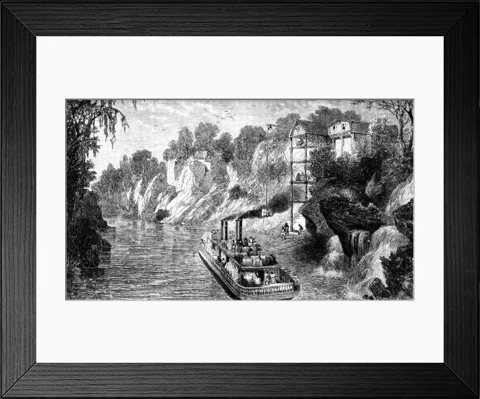 Framed Print : Loading a cotton steamer, USA, c1880 Framed Print : Loading a cotton steamer, USA, c1880
