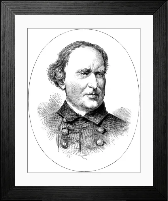 Framed Print : David Farragut, Union naval officer of the American Civil War, (c1880) Framed Print : David Farragut, Union naval officer of the American Civil War, (c1880)