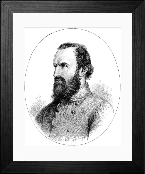 Framed Print : Thomas Stonewall Jackson, Confederate general of the American Civil War, (c1880) Framed Print : Thomas Stonewall Jackson, Confederate general of the American Civil War, (c1880)
