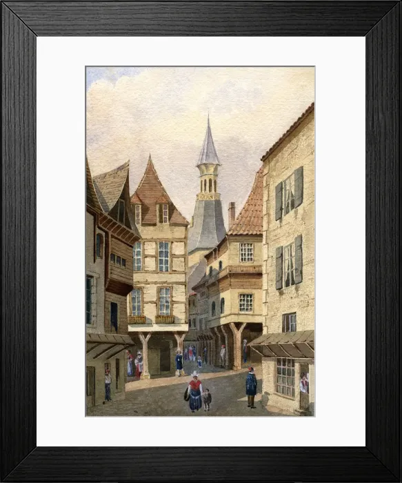 Framed Print : Dinan, Brittany, France