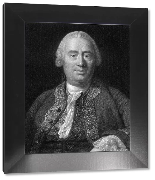 David Hume, 18th century Scottish philosopher, economist and historian, (1845). Artist: W Holl