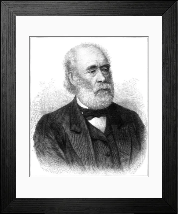 Framed Print : Sir Joseph Whitworth, British mechanical engineer, 1887 Framed Print : Sir Joseph Whitworth, British mechanical engineer, 1887