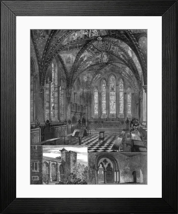 Framed Print : The Chapel of Lambeth Palace, London, 1887 Framed Print : The Chapel of Lambeth Palace, London, 1887