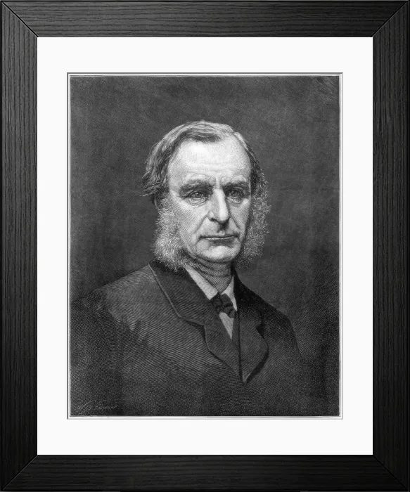 Framed Print : Reverend Charles Kingsley, English cleric and writer, 1875 Framed Print : Reverend Charles Kingsley, English cleric and writer, 1875