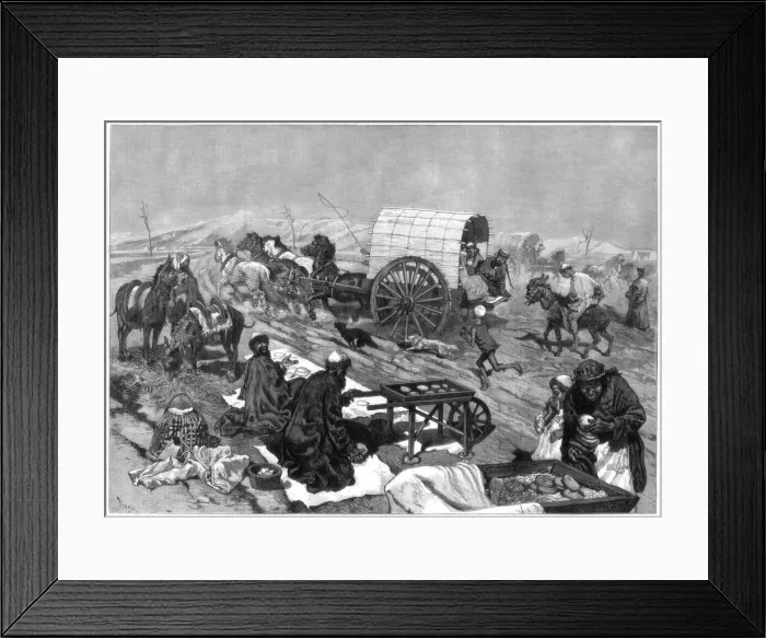 Framed Print : The ladies omnibus, Kashgar, Central Asia, 1875. Artist: W Palmer Framed Print : The ladies omnibus, Kashgar, Central Asia, 1875. Artist: W Palmer