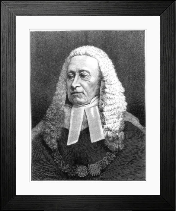 Framed Print : Sir Alexander Cockburn, 12th Baronet, Lord Chief Justice of England, 1875 Framed Print : Sir Alexander Cockburn, 12th Baronet, Lord Chief Justice of England, 1875