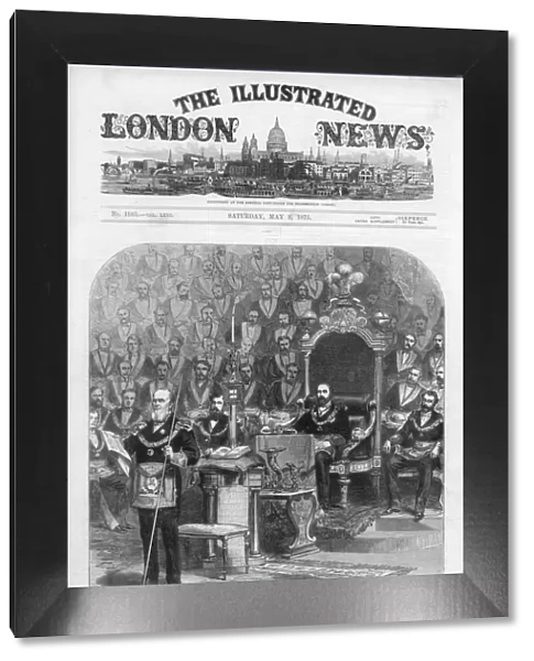 The cover of The Illustrated London News, 8th May 1875