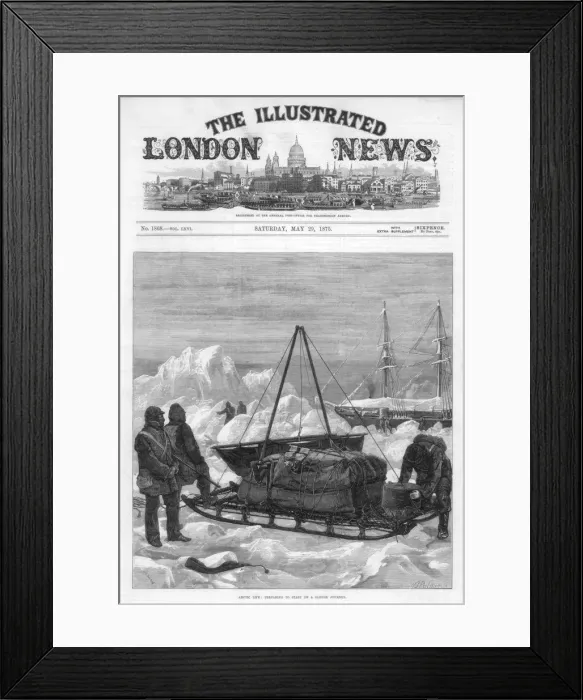 Framed Print : The cover of The Illustrated London News, 29th May 1875. Artist: WJ Palmer Framed Print : The cover of The Illustrated London News, 29th May 1875. Artist: WJ Palmer