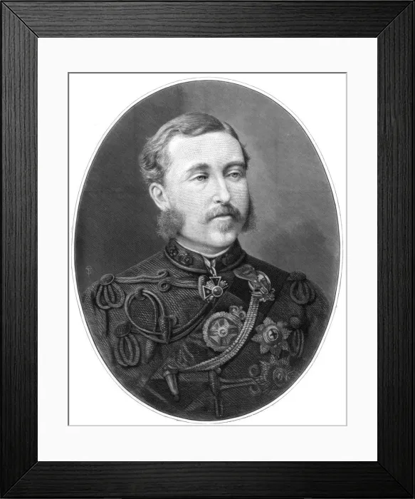 Framed Print : The Duke of Connaught, British soldier, 1875 Framed Print : The Duke of Connaught, British soldier, 1875