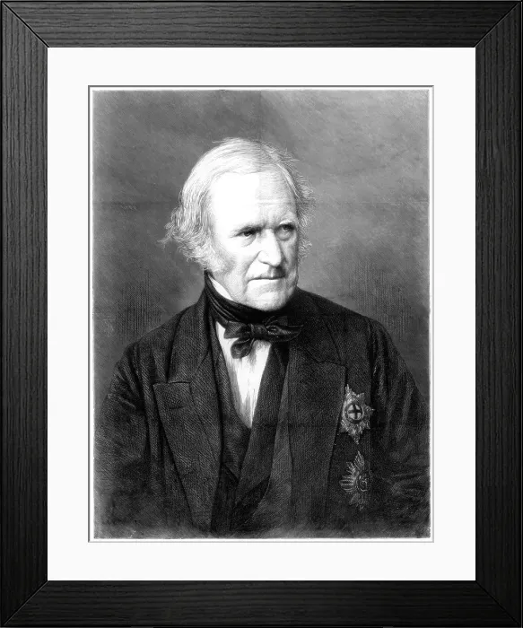 Framed Print : Stratford Canning, Viscount Stratford de Redcliffe, British diplomat, 1875 Framed Print : Stratford Canning, Viscount Stratford de Redcliffe, British diplomat, 1875