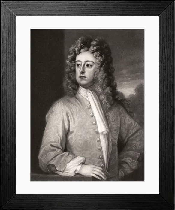 Framed Print : Francis Godolphin, Earl of Godolphin, English politician, 1710-1712 (1906) Framed Print : Francis Godolphin, Earl of Godolphin, English politician, 1710-1712 (1906)
